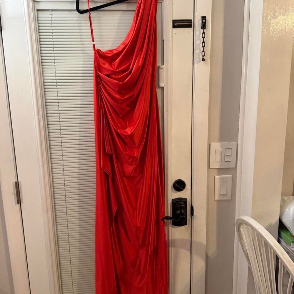 Unbranded Women's Red and Orange Dress
